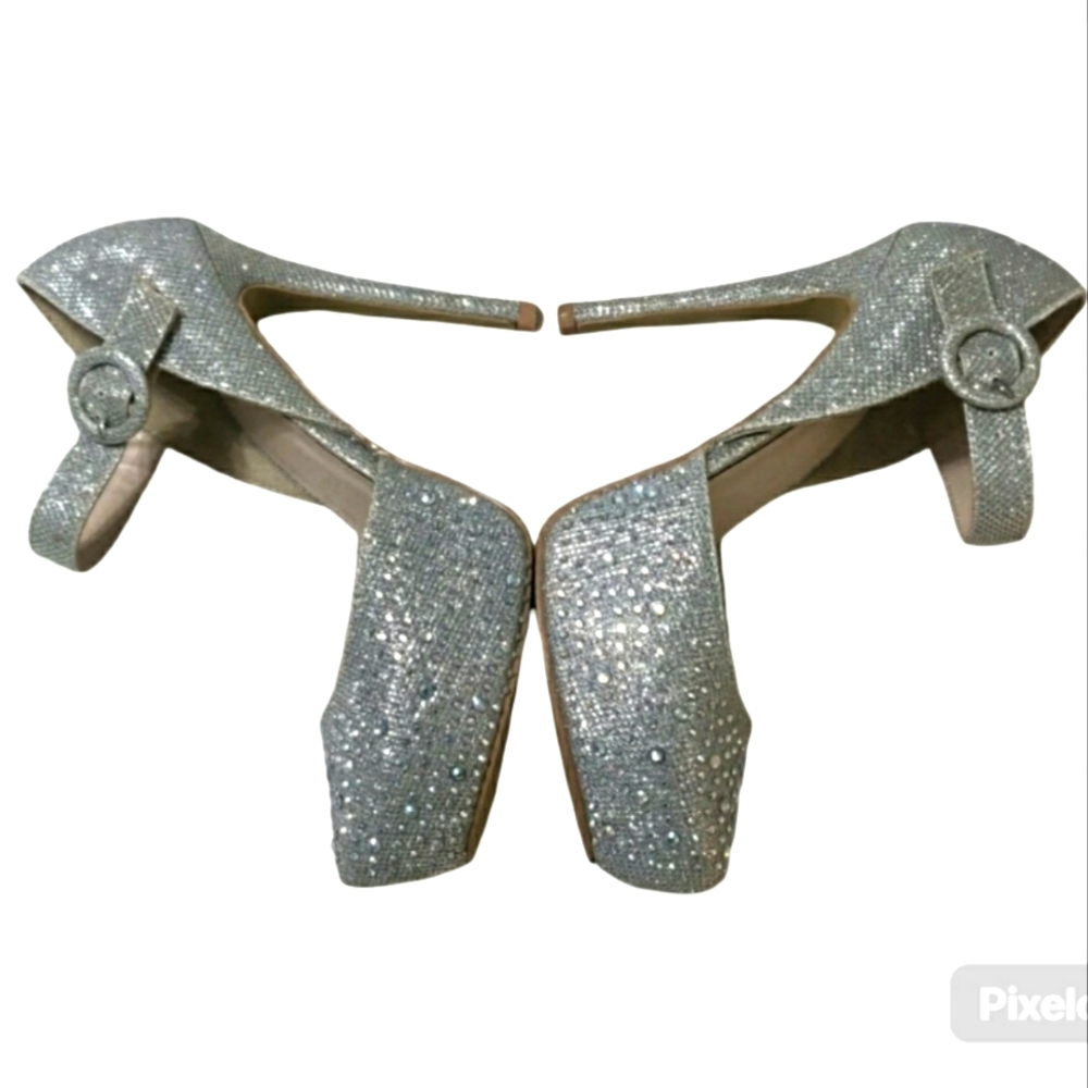 SilverDew Platform Heels.